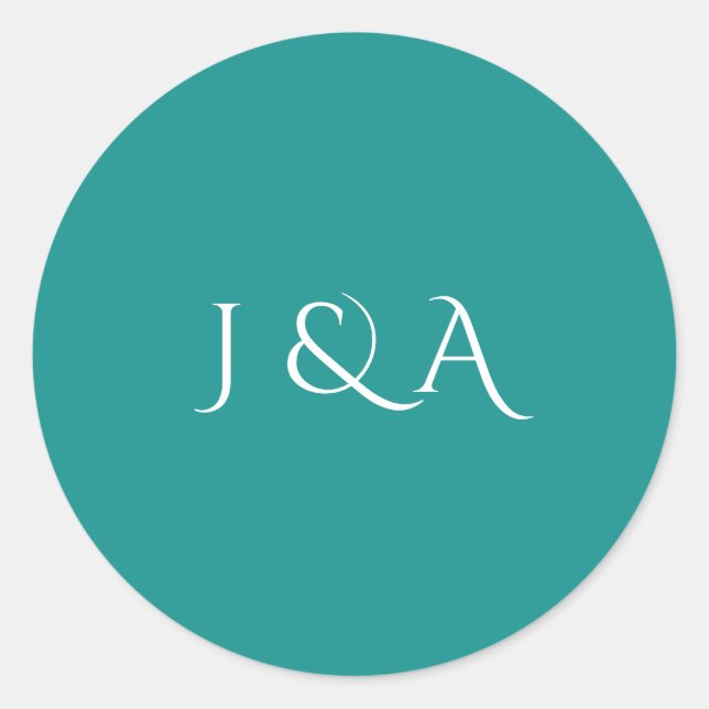 Colourful Aquarium Classic Round Sticker (Front)