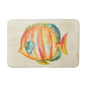 Colourful Aquarium Fish Bath Mat