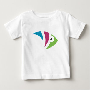 colourful aquarium fish illustration design baby T-Shirt