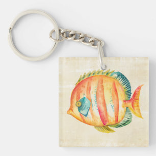 Colourful Aquarium Fish Keychain