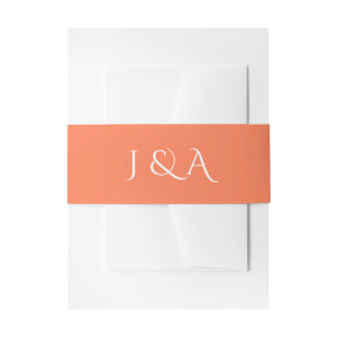 Colourful Aquarium Invitation Belly Band