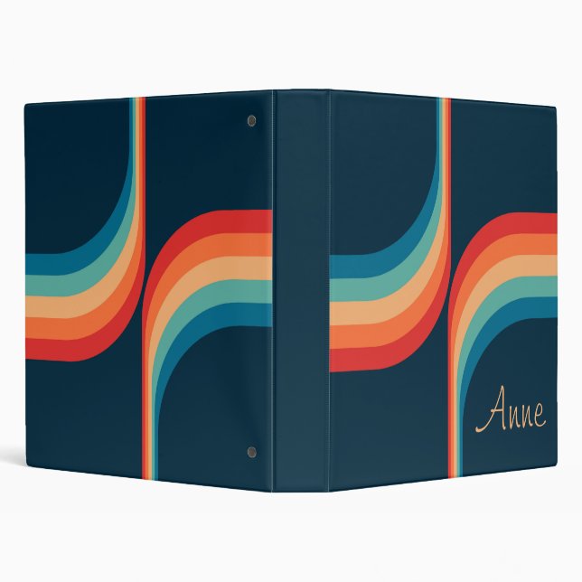 Colourful arches in retro style binder (Background)