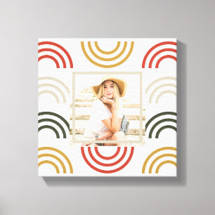 Colourful Arches Photo Canvas Print