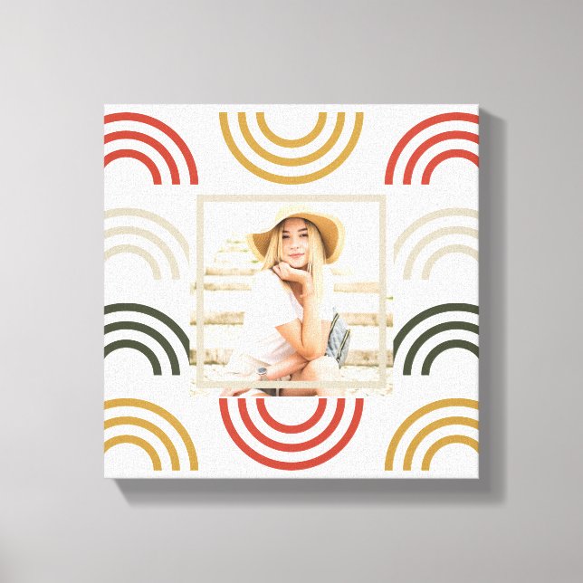 Colourful Arches Photo Canvas Print (Front)