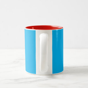 Colourful Architectural Drawing Two-Tone Coffee Mug