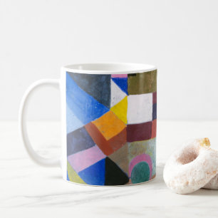Colourful Architecture by Paul Klee, Abstract Art Coffee Mug