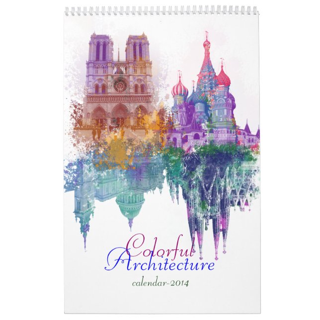 Colourful architecture calendar (Cover)