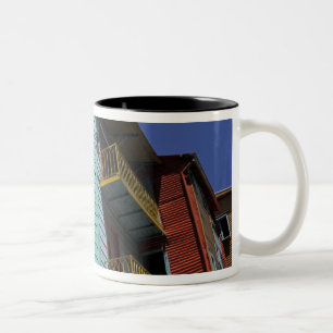 Colourful architecture of La Boca neighbourhood Two-Tone Coffee Mug