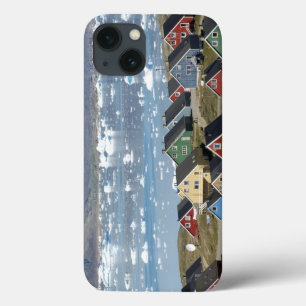 Colourful architecture of the town, Narsaq, iPhone 13 Case
