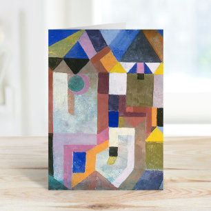 Colourful Architecture   Paul Klee Card