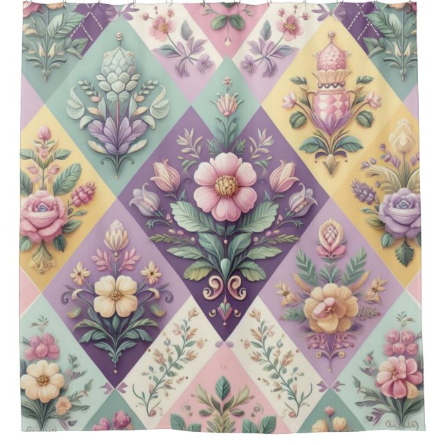 Colourful argyle pastel Easter/Spring (Front)