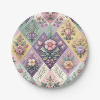 Colourful argyle pastel Easter/Spring