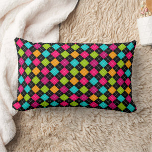 Colourful Argyle Pattern Pillow