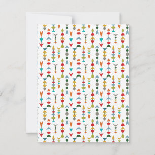 Colourful Arrows  Card