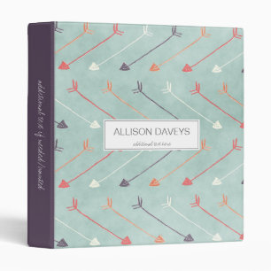 Colourful Arrows Pattern Binder