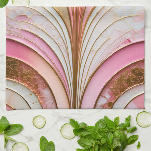 Colourful Art Deco Kitchen Towel