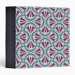 Colourful art deco pattern. binder
