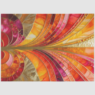 Colourful Art Deco Tissue Paper