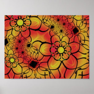 Colourful Art poster from Jimette Design.