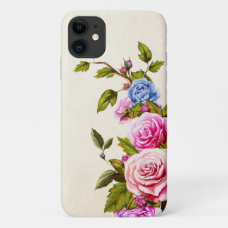 Colourful Art Roses Bouquet iPhone 11 Case
