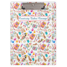 Colourful Art Supplies Creative pattern for Artist