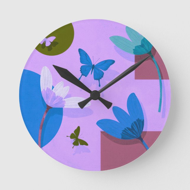 Colourful Art Wall Clock (Front)