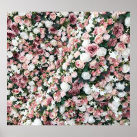 Colourful artificial flowers: vibrant background