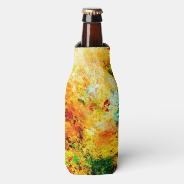 Colourful Artist Palette Bottle Cooler (Bottle Front)