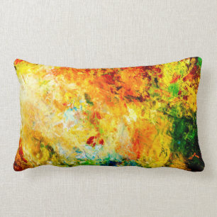 Colourful Artist Palette Lumbar Pillow