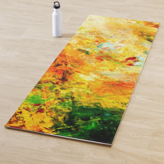 Colourful Artist Palette Yoga Mat (In Situ)
