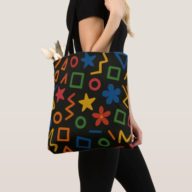 Colourful Artistic Background  Tote Bag (Close Up)