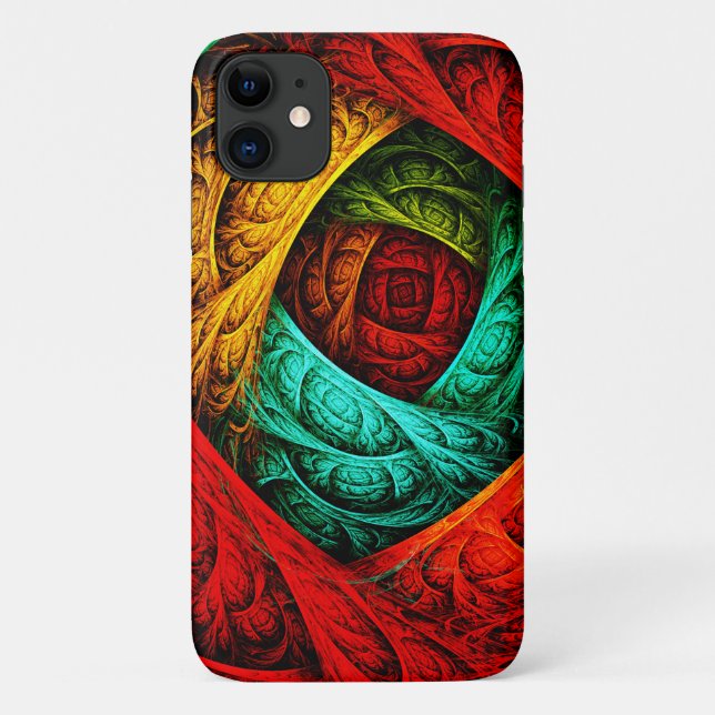 Colourful Artistic Modern Abstract Art Pattern #09 Case-Mate iPhone Case (Back)