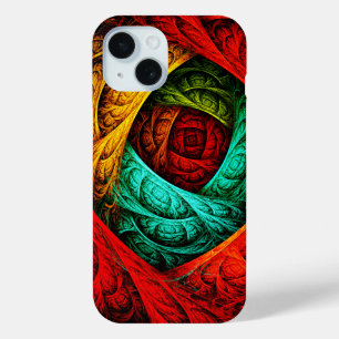Colourful Artistic Modern Abstract Art Pattern #09 iPhone 15 Case