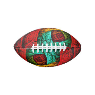Colourful Artistic Modern Abstract Art Pattern #09 Football
