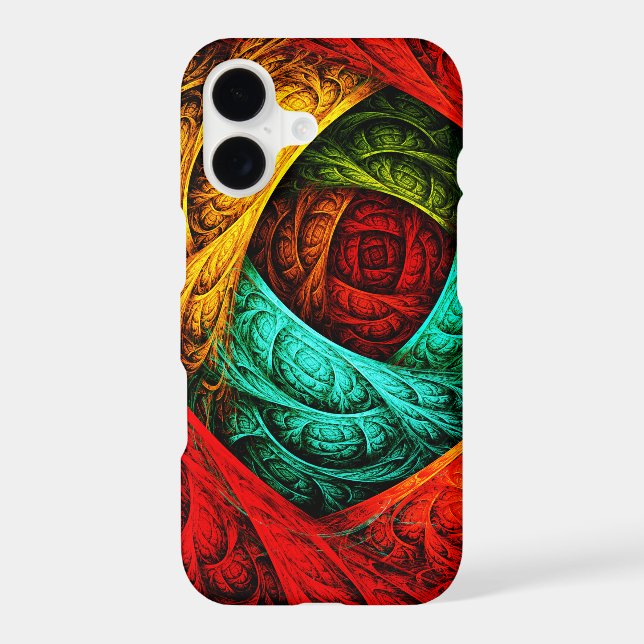 Colourful Artistic Modern Abstract Art Pattern #09 iPhone Case (Back)