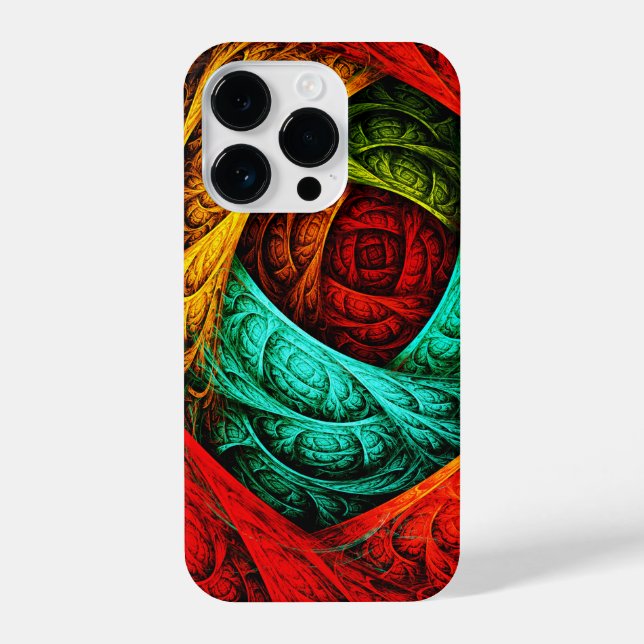Colourful Artistic Modern Abstract Art Pattern #09 iPhone Case (Back)