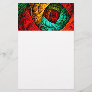 Colourful Artistic Modern Abstract Art Pattern #09 Stationery