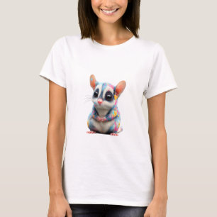 Colourful Artistic Sugar Glider Women T-Shirt