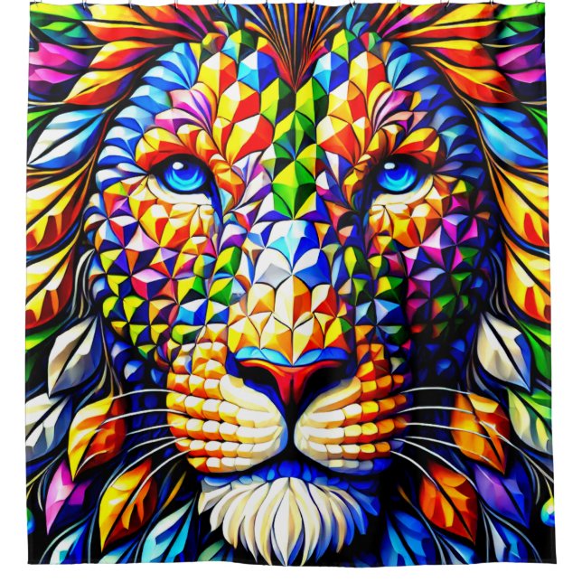 Colourful Artsy Lion (Front)