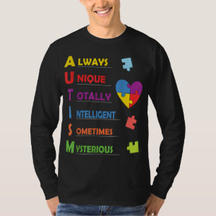 Colourful ASD Design for Proud Parents of an Autis T-Shirt