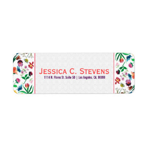 Colourful Assorted Flowers White Background