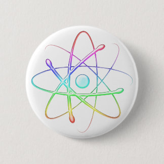 Colourful Atom (008) - Button