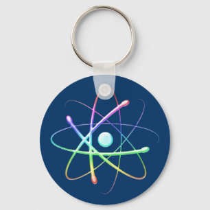Colourful Atom (008) - keychain