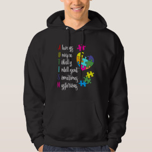 Colourful Autism Awareness Design For Asd Parents Hoodie