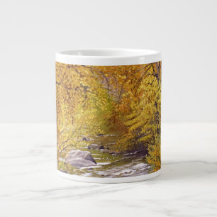Colourful Autumn Aspen Trees in Morrison Colorado Large Coffee Mug
