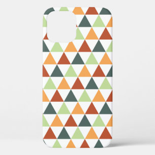 Colourful Autumn Fall Geometric Pattern iPhone 12 Case