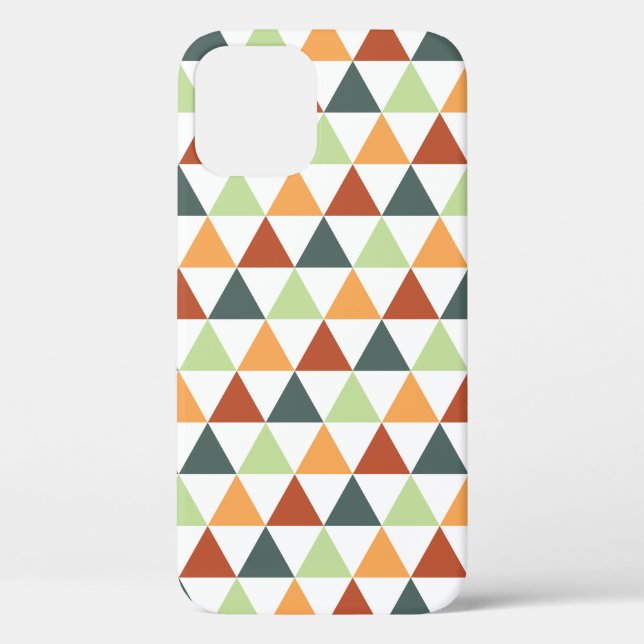 Colourful Autumn Fall Geometric Pattern Case-Mate iPhone Case (Back)
