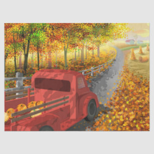 Colourful Autumn/Fall Scenery Decoupage  Tissue Paper