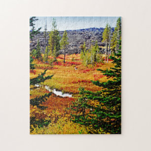 Colourful Autumn Landscape Jigsaw Puzzle
