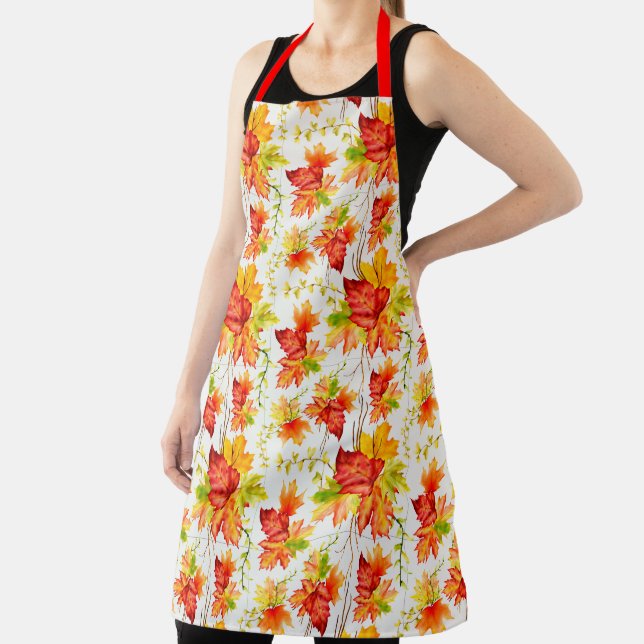 Colourful Autumn Leaves  Apron (Insitu)